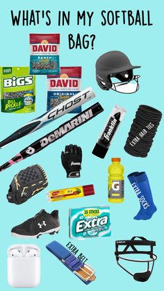 what's in my softball bag?