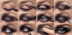 1920s Makeup Gatsby, 1920s Makeup Tutorial, Eyes Make Up, Trucco Smokey Eye