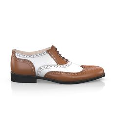 are handcrafted by individual order. Upper material is made by leather. Insole and lining materials - leather. Your new shoes will be handcrafted especially for you and delivered for free to your home or office in 1-2 weeks. Included option for free return and remake if the shoes do not fit.Only now all this is available at an exclusive price of $229.95.Proceed with you order now. Wingtip Oxford Shoes, Oxford Shoes Men, Wingtip Oxford, Shoes Handmade, Handmade Shoes, New Shoes, Oxford Shoes, Brown Leather, Oxford