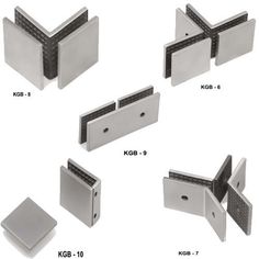 four different types of sliding doors with the top open and bottom closed, including an outer door