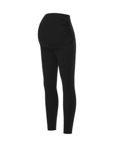 black maternity leggings Maternity Loungewear 2-piece, Black Bump Friendly Maternity Bottoms, Black Athleisure Leggings For Pregnancy, Stretch Black Maternity Pants, Black Fitted Maternity Bottoms, Pregnancy Months, Maternity Leggings, Body Size, Double Layer