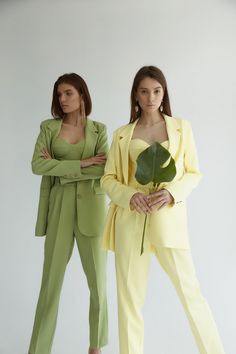 Prom Suits For Women, Graduation Suits For Women, Women Prom Suit, Womens Power Suit, Suits For Women Prom, Green Suit Women, 3 Piece Suit Women, Bridesmaid Suits, Wedding Guest Suits