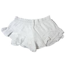 Nwt Aerie Rock N Ruffle Mini Skort Women's Fully Lined Shorts White Ruffle Handkerchief Lace Hem Elastic Waist For Lots Of Stretch Size Xxl See Photos For Specific Measurements Beach, Feminine, Flirty, Romantic, Vacation, Boho, Casual Casual Flowy Cotton Bottoms, Casual Ruffled Shorts For Daywear, Casual Daywear Shorts With Ruffles, Casual Beach Bottoms With Ruffle Hem, White Casual Ruffled Bottoms, Casual Ruffle Hem Bottoms For Vacation, Cotton Bottoms With Ruffle Hem For Vacation, Casual White Bottoms With Ruffle Hem, Casual Flowy Bottoms With Ruffles