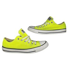 Good Condition, Neon Florescent Yellow Converse Low Top Sneakers In A Womens Size 9. Some Very Light Wear On The White Rubbers, Some Wear On The Insoles, One Dot Blemish On The Back Of One Heel And A Couple Areas Of Extremely Faint Discoloration. Overall In Person They Look Close To Brand New! Measurements: See Photos Fabric/Size Tags: See Photos **All Of My Photos Are My Own, Not Stock Images! The Item You're Seeing Is Exactly What You'll Receive!! **Enjoy Fast Same Or Next Day Shipping Monday- Casual Neon Lace-up Sneakers, Casual Neon Yellow Sneakers With Rubber Sole, Yellow Converse Lace-up Sneakers, Yellow Converse Low-top Sneakers, Yellow Low-top Converse Sneakers, Neon Lace-up Casual Sneakers, Neon Yellow Lace-up Sneakers For Spring, Neon Casual Lace-up Sneakers, Yellow Sporty Converse Sneakers