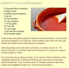 a recipe for cooking spaghetti sauce with instructions