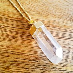 Boho Crystal Pendant - Gold Giant Quartz Necklace - Festival Long  Necklace - Classic Oversized Laye Clear Crystal Spiritual Necklaces, Spiritual Clear Crystal Necklace, Clear Crystal Spiritual Necklace, Spiritual Crystal Necklace In Clear Color, Spiritual Clear Quartz Jewelry, Spiritual Clear Quartz Crystal Necklace, Clear Quartz Crystal Necklace With Gemstone, Clear Crystal Pendant Necklace For Gift, Faceted Crystals As Gifts