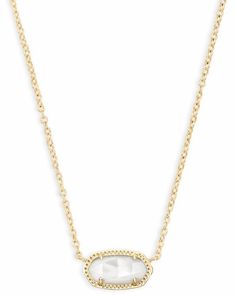 Elisa Gold Pendant Necklace, Elisa Pendant Necklace, Ivory Pearl, Gold Pendant Necklace, Kendra Scott, Timeless Style, Gold Pendant, Classic Design, The Sea