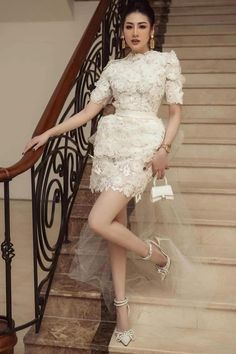 Formal Wedding Guest Attire, Types Of Lace, Mean Blvd, Guest Attire, Ankle Length Dress, Wedding Attire Guest, Lace Material, Beauty Clothes, Clothing Inspiration