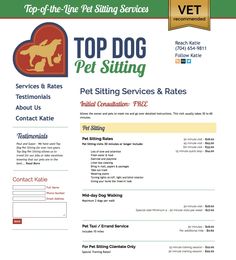 the top dog pet sitting website