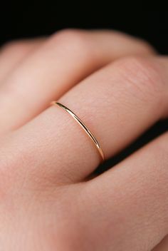 Yellow Gold Stackable Toe Rings, Dainty Gold Midi Rings, Delicate Hypoallergenic 14k Gold Midi Rings, Simple 14k Gold Filled Stackable Rings, Tiny Delicate Stackable Rings With Round Band, Dainty 14k Gold Stackable Toe Rings, Minimalist Recycled Gold Stackable Toe Rings, Simple Tiny Yellow Gold Stackable Rings, Delicate Tiny Stackable Rings