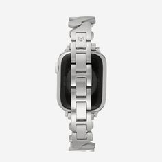 Meet your new favourite watch band. Perfect to add a touch of luxe to any outfit, wear it on repeat to the office, bar and everywhere in between. Crafted from premium stainless steel with a high polish finish to elevate your Apple Watch into a piece of fine jewellery. Our commitment to high quality ensures your bracelet is: Waterproof Rust Free Tarnish Free Nickel Free Plating Need to shorten your band for a firmer fit? Simply flick open & remove the clasp links with your nail - no tool required Trendy Silver Watch Bands For Everyday, Trendy Silver Watch With Metal Dial, Modern Metal Watches For Everyday Wear, Modern Metal Watches For Everyday, Modern Everyday Metal Watches, Silver Bracelet Strap Apple Watch Band For Everyday, Everyday Metal Watch With Bracelet Strap, Modern Silver Watch Bands For Everyday, Trendy Stainless Steel Bracelet Strap Apple Watch Band