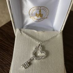 Purchased From Disney Parks! Authentic Original, Never Worn! Disney Heart-shaped Jewelry Gift, Disney Heart Shaped Jewelry Gift, Disney Jewelry Necklace, Mickey Mouse Necklace, Disney Necklace, Red Heart Necklace, Bow Necklace, Bird Necklace, Mermaid Necklace