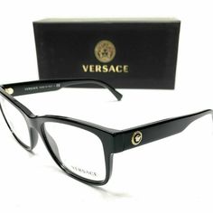 Brand New With Cases And Cards! 100% Authentic! Versace Glasses For Men, Cartier Glasses Men, Designer Glasses For Men, Mens Glasses Fashion, Versace Eyeglasses, Eyeglass Frames For Men, Versace Gold, Versace Glasses, Future Clothes