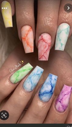 Disney Acrylic Nails, Funky Nail Art, Fake Nails Designs, Marble Nail, Cute Acrylic Nail Designs, Glow Nails, Pretty Gel Nails, Nails Spring, Acrylic Nails Coffin Short