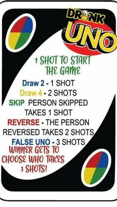 an uno card game with instructions for how to play