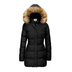 Trendy Fashion WenVen Women's Long Winter Coat Warm Thicken Puffer Jacket with Fur Hood, Coats and Jackets for women Puffer Jacket With Fur Hood, Womens Winter Coat, Jacket With Fur Hood, Puffer Jacket With Fur, Long Winter Coats Women, Fur Hood Jacket, Jacket With Fur, Long Puffer Coat, Long Winter Coats