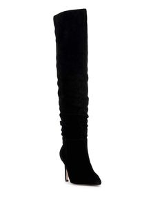 Product Description Over The Knee Slouch Boot Product Details Heel Height: 3.3" Shaft Height: 19.1" Shaft Circumference: 16.1" Suede Imported Knee Boot, Slouched Boots, Black 7, Over The Knee Boots, Over The Knee, Knee Boots, The Knee, Heel Height, Product Description