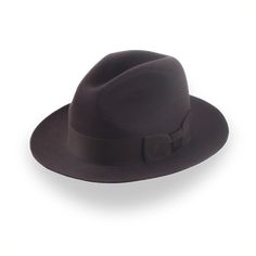 Dark Brown Fedora Hat in Classic Men's Style | The Acropol - Agnoulita Hats 1 Brown Fedora, Homburg, Mens Fashion Classic, Formal Casual, Hat Band, Fedora Hat, Vegetable Tanned Leather, Cotton Bag, Elevate Your Style