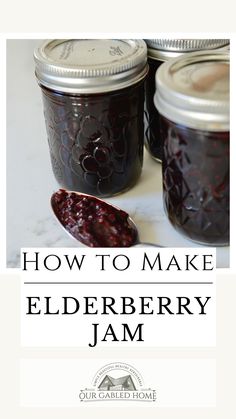 how to make elderberry jam