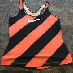 Women’s Nike Pro Tank Top Design For Performance Tops Nike, Nike Orange, Tank Top Designs, Top Design, Nike Pros, Black Orange, Nike Tops, Orange Black, Nike Women