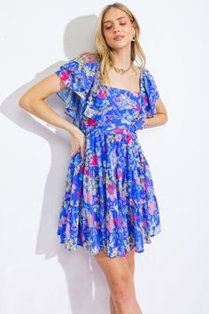 This ISLAND AESTHETIC WOVEN MINI DRESS is perfect for any occasion. Made with a lightweight woven fabric, this dress features a square neckline, ruffle layered sleeve, and tiered skirt, offering an elegant yet comfortable look for any setting. This mini dress is a perfect blend of style and comfort! Details Self: 100% Polyester Lining: 100% Polyester Size & Fit - Model is 5`8 " And Wearing Size Small - Measurements Taken From Size Small - Approx. Length: 33” Island Aesthetic, Flying Tomato Dress, Bachelorette Party Dress, Hoco Dress, Champagne Dress, Rehearsal Dinner Dresses, School Dropout, Fashion School, Rehearsal Dress