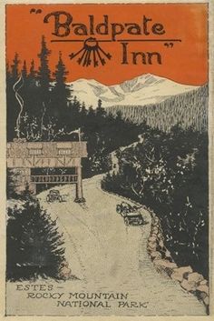 an orange and black book cover with the words baldpate inn on it's front