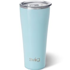 PRICES MAY VARY. 32OZ TUMBLER WITH LID keeps cold drinks cold for 24 hours and hot drinks hot for 3 hours with Swig Life's triple insulated, copper-plated, stainless steel cups. Large travel cup holds up to 32oz of your favorite beverages. CUP HOLDER FRIENDLY 32 oz tumbler fits most standard size cup holders. With condensation free coating, this extra large travel mug is easy to carry and perfect for use as an everyday insulated water bottle. HIGH QUALITY INSULATED CUP keeps your drinks at the p Stainless Steel Thermos, Water Bottle Accessories, Stainless Steel Cups, Unique Gifts For Women, Coffee Tumbler, 30 Oz Tumbler, Insulated Cups, Insulated Water Bottle, Reusable Straw