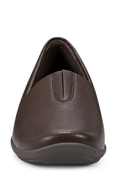 Step into complete comfort with a streamlined flat grounded on a flexible sole and an anatomically cushioned footbed. Synthetic upper, lining and sole Imported Easy Spirit, Womens Flats, Nordstrom Rack, Dark Brown, Size 7, Nordstrom, Quick Saves