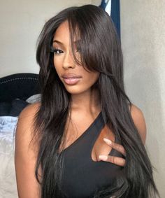 Product Details Brand: Karlami Hair Hair Material: 100% Human Hair Style: Straight Hair Color: Natural Color Density: Natural 150% density & Full 180% density Lace Area: 13x4 Full Lace Frontal Wig / Upgraded 5x5 Lace Wear Go Wig / 13x6 Deep part Lace Wig Lace Type: Transparent lace,melt down perfectly,match all skins Hairline: Super Natural-looking Pre-Plucked Hairline with Baby Hair Cap Size: Average size 22.5 inches, multiple clips & an adjustable band inside the wig for a secure fit Can Be Dyed: Yes Shipping: Free shipping 3-7 days delivery Return Policy: 30 days no reason return with hair not being used .hupro_desc .desc-top{ background:#828282; color:#fff; padding-left: 6px; font-size: 16px; padding: 1px 6px; margin-bottom: 0; } .hupro_desc td{ border-top: 1px solid #e2e2e2; } Butterfly Bangs, Style Straight Hair, Graduation Hair, Straight Human Hair Wigs, Butterfly Haircut, Full Lace Frontal, Hd Lace Wig, Haircut Straight, Lace Braid