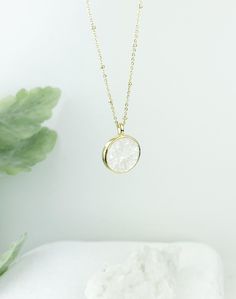 14K Gold Filled Necklace, Shell Moon Phase Necklace, Satellite Chain Necklace, Gold necklace, Necklaces for women, gift for her, Celestial  Dainty Moon phase Shell Necklace Makes the perfect gift, layer it or wear it solo! MADE TO LAST  * 14k gold filled Moon phase pendant 17mm * Shell with engraved detail * 14k Gold Filled satellite chain  *Chose your perfect length *Shown at 18" on a size Small model for reference Water & tarnish resistant!  Gold filled jewelry is durable & tarnish resistant.  Yes, you can get them wet! Filled gold jewelry is beautiful, affordable alternatives to solid gold! SHIPPING: *Free domestic shipping on all orders  PACKAGING: *All pieces come beautifully packaged, perfect for gift giving. Find more to ❤️ here: http://etsy.com/shop/thejewelrystandard Crystal Necklace With Round Pendant As Gift, Moon Charm Round Necklace As Gift For Her, Minimalist Crystal Necklace As Gift, Delicate Chain Coin Necklace As Gift, Delicate Chain Round Coin Necklace As Gift, Gift Delicate Chain Coin Necklace, Gift Coin Necklace With Delicate Chain, Crystal Necklaces With Round Pendant As Gift, White Moon Shaped Necklace For Gift