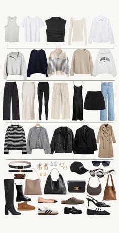 Chic Capsule Wardrobe, Winter Fashion Outfits Casual, Clothes And Shoes, Everyday Fashion Outfits