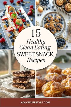 healthy clean eating sweet snack recipes