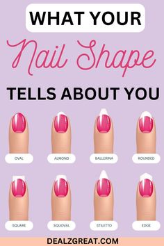 How To Select The Perfect Nail Shape For You Short Nails For Wide Nail Beds, How To Get Slimmer Hands, Medium Length Nail Shapes, Short Active Length Nails, Short Vs Long Nails, Nails Short Nail Bed, Short Hand Nails, Slimmer Hands, Perfect Nail Shape For Your Hands