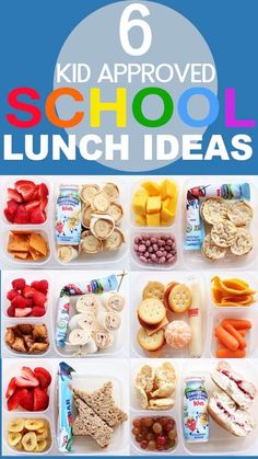 the back to school lunch ideas are great for kids