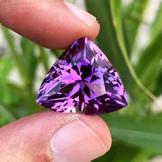 Natural Amethyst Gemstone, Flawless Amethyst From Brazil 24 Ct Aquarius Birthstone, Zodiac Sign Aquarius, Quartz Properties, Deep Purple Color, Faceted Gems, Tourmaline Stone, Rare Gems, Aquamarine Stone, Garnet Stone