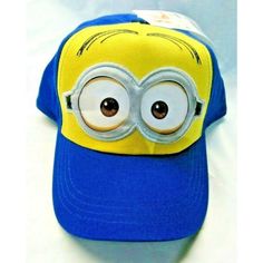 This Hat Has An Embroidered Front Face Eyeglasses Frame And Eye Brows. New With Tags This Hat Has Never Been Worn. Licensed By Universal Illumination Entertainment To Accessory Innovations. The Hat Is A One Size Fits Most. Make An Offer! Illumination Entertainment, Despicable Me Minions, Eye Brows, Front Face, Hats Snapback, Despicable Me, Kids Hats, Baseball Hat, Accessories Hats