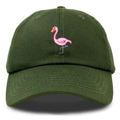 If you love pink and you love animals, we have the perfect Pink Flamingo for you! Our personalized ball caps and hats are always stitched with premium embroidery thread to last with every outfit you wear. Made with 100% cotton, the twill spun material is light weight for an entire day's use and perfect for activities such as running, hiking, any outdoors sports, or at the gym. With 6 eyelet holes (1 per hat panel), it provides for great ventilation on hotter days to keep your head cool. Made for Flamingo Hat, Cute Flamingo, Caps And Hats, Madden Nyc, Ball Caps, Love Animals, Womens Baseball Cap, Perfect Pink, Pink Flamingo