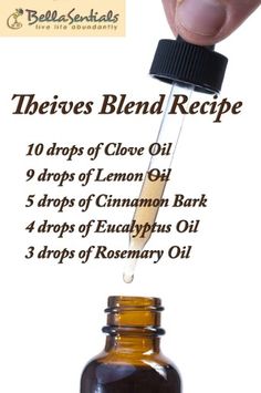 Thieves Blend, Thieves Essential Oil, Essential Oil Remedy, Oil Remedies