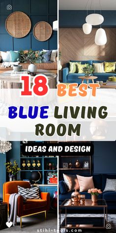 Revel in the warmth of a beige and blue living room, where coziness is key. This guide explores how to blend beige with light or dark blue hues for a harmonious and inviting space. Discover tips for creating a relaxing gathering area, using blue as a primary color in your decor, from walls to furnishings. Smoky Blue Living Room, Living Room Ideas Color, Brown And Blue Living Room Ideas, Tan And Blue Living Room, Dark Blue Accent Wall Living Room, Slate Blue Couch, Blue Wall Living Room Ideas, Blue And Tan Living Room, Living Room Blue Walls