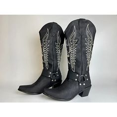 Category:Boots; Upper Materials:Faux Leather,PU; Season:Winter,Fall; Gender:Men's; Style:Vintage,Classic; Occasion:Outdoor,Daily; Listing Date:08/17/2023; 2023 Trends:Cowboy Boots; Foot Length:; Foot Width:; Size chart date source:Provided by Supplier. Trendy Wide Calf Martin Boots For Winter, Wide Calf Knee-high Boots For Rodeo In Winter, Black Wide Calf Martin Boots For Winter, Western Style Mid-calf Boots For Winter Rodeo, Western Style Mid-calf Boots For Rodeo In Winter, Fall Wide Calf Knee-high Boots For Rodeo, Western Style High Ankle Knee-high Boots For Winter, Western Knee-high Boots For Winter, Western Style Knee-high Boots For Winter