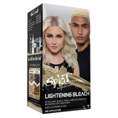 A box of Splat Hair Color's Lightening Bleach Hair Dye