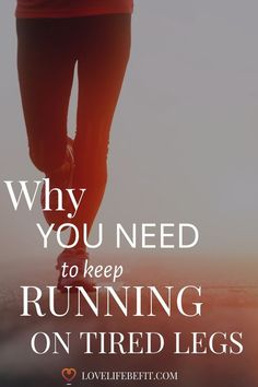 There's zillions of blog posts telling you running on tired legs leads to loss of form and injury. But sometimes it's okay to keep on running. #running #runningtips Jogging Tips, Running Breathing, Build Stamina, Beginner Runner Tips, Long Distance Running Tips, Chin Acne, Running Recovery, Tired Legs