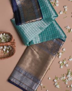 Get The Traditional Silk Sarees in Best Hues Here! Silk Saree Photography, Saree Product Photography Ideas, Saree Flatlay Photography