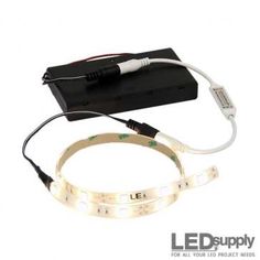 an image of a white light strip and charger