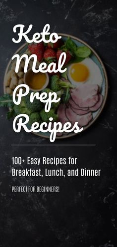 the keto meal prep recipe on a plate