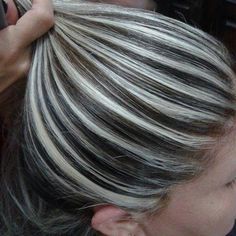 Awesome Silver Ombre Short Hair, Hair Highlights And Lowlights, Short Ombre Hair, Hair Growing