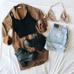 Hipster Outfits Spring, Brandy Melville Outfits, Festival Clothes, Hipster Outfits, Teenager Outfits, Hipster Fashion, Outfits Casual, Ladies Dress Design, Teen Fashion Outfits