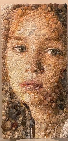 By small and simple shells: The beautiful story of healing and hope behind this artist’s stunning portraits - LDS Living Lds Living, Art Major, Beautiful Story, Art Competitions, Beautiful Stories, River Rock, History Museum, Simple Patterns