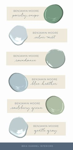 the different shades of paint that you can use in your home