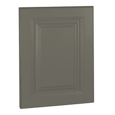 an image of a gray kitchen cabinet door